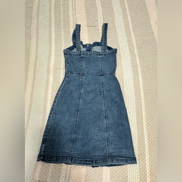Aéropostale Denim Button-Front Skater Dress - Picture 7 of 13